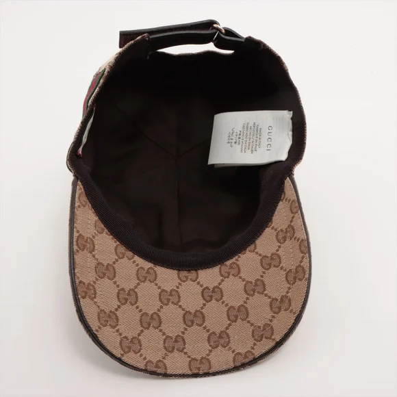 Gucci GG Canvas Baseball Cap with Web Line - Picture 4 of 7